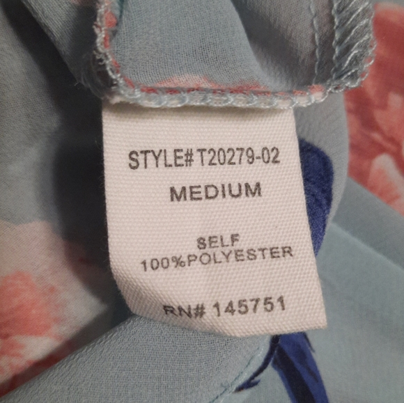 Altar'd State Blouse Long Sleeve Size Medium - Picture 5 of 6